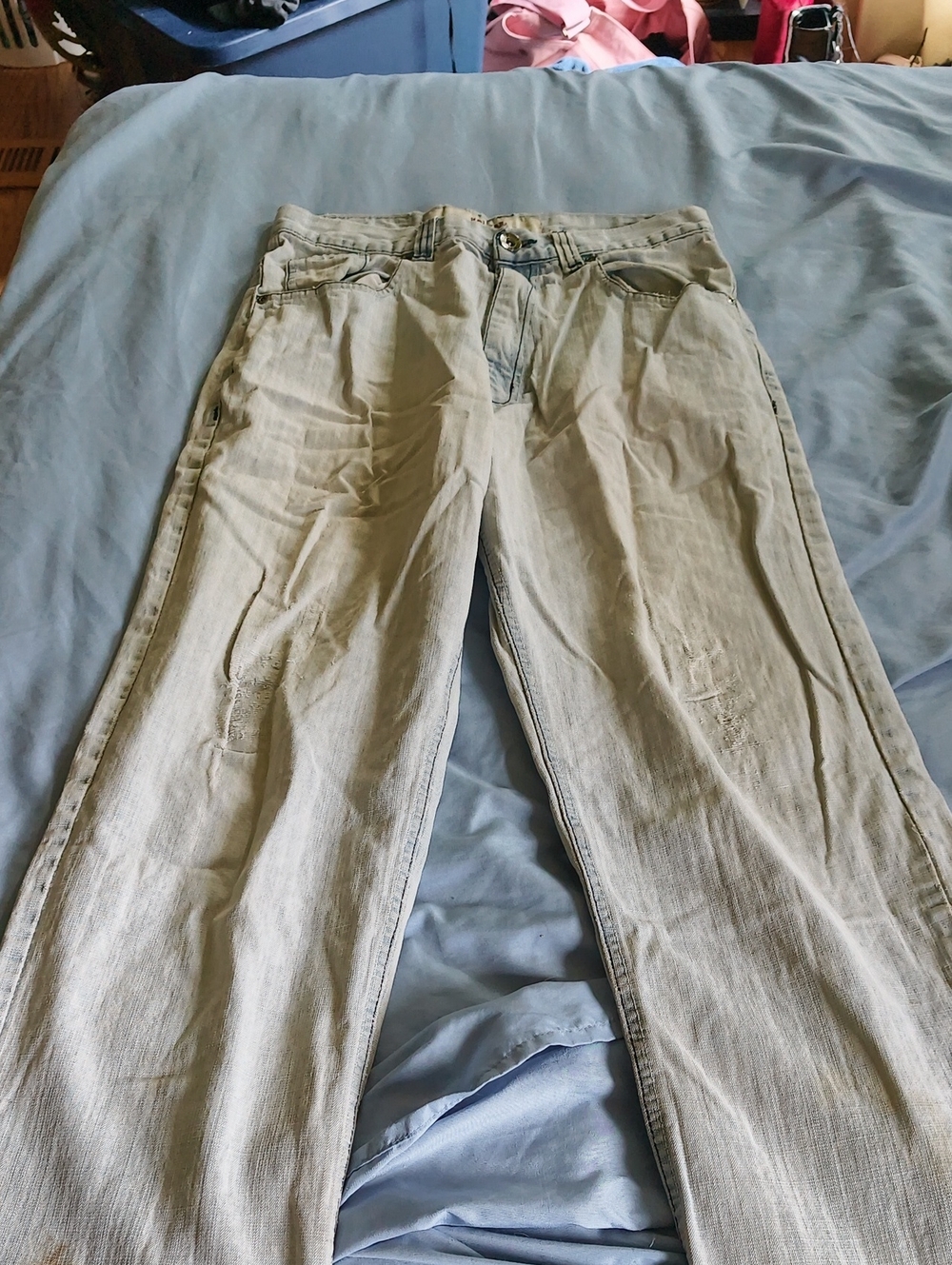Vtg Halifax Y2k Light Wash Loose Fit Jeans